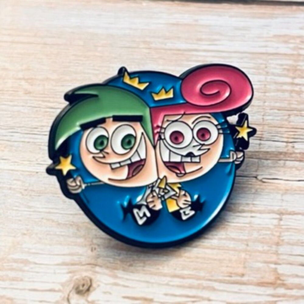 Fairly OddParents Cosmo and Wanda Collectible Enamel Pin